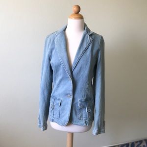 70s style Denim Blazer S Jones New York Jeans